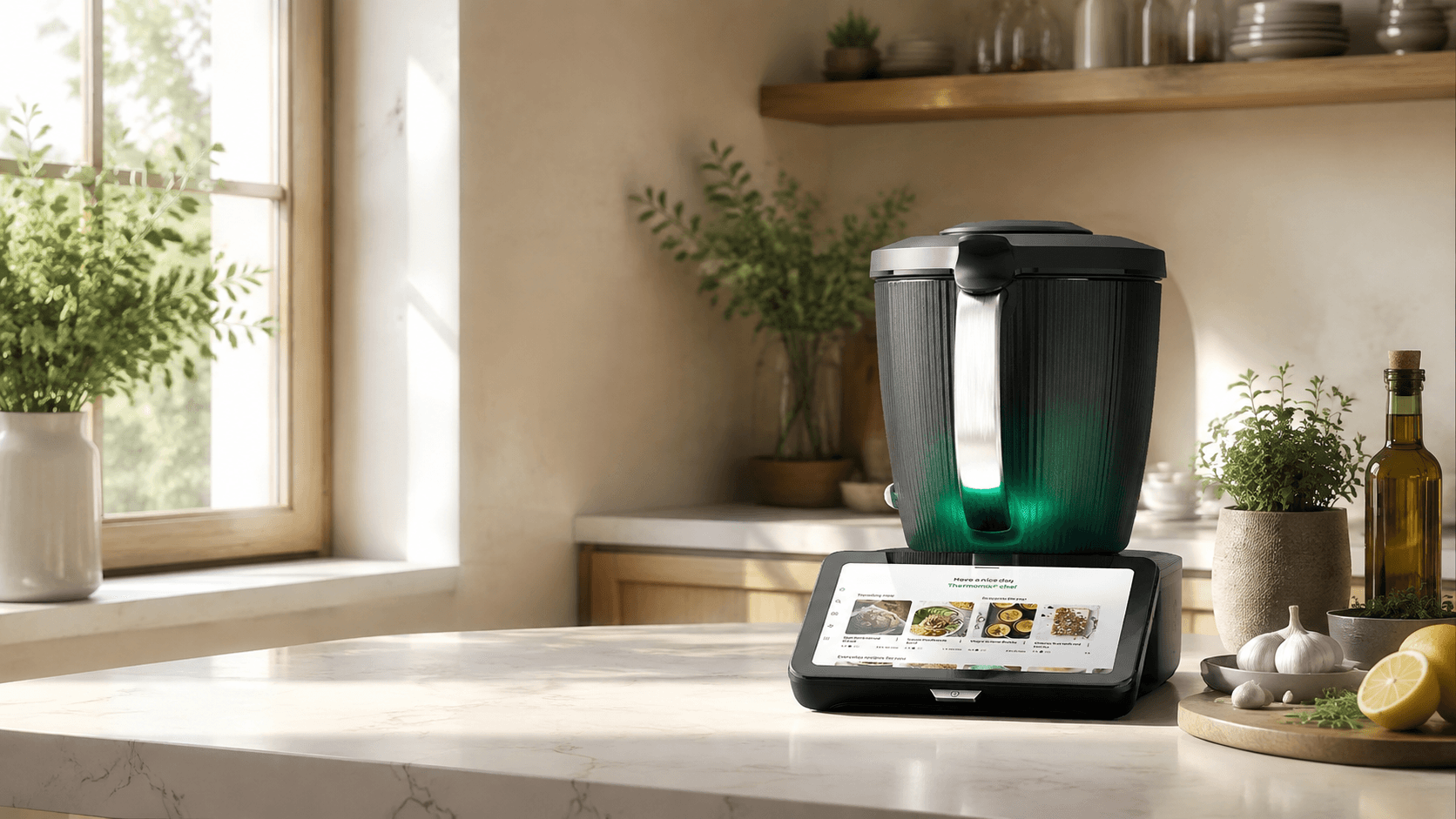 Thermomix installé dans une cuisine lumineuse